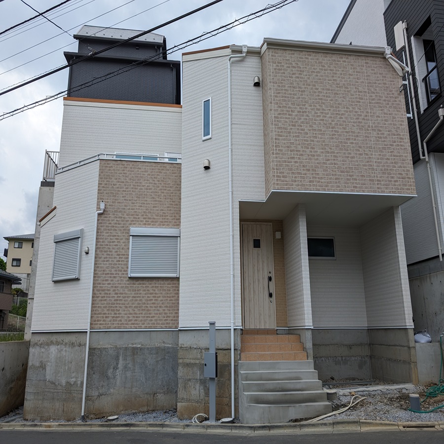 津田様邸足場撤去05